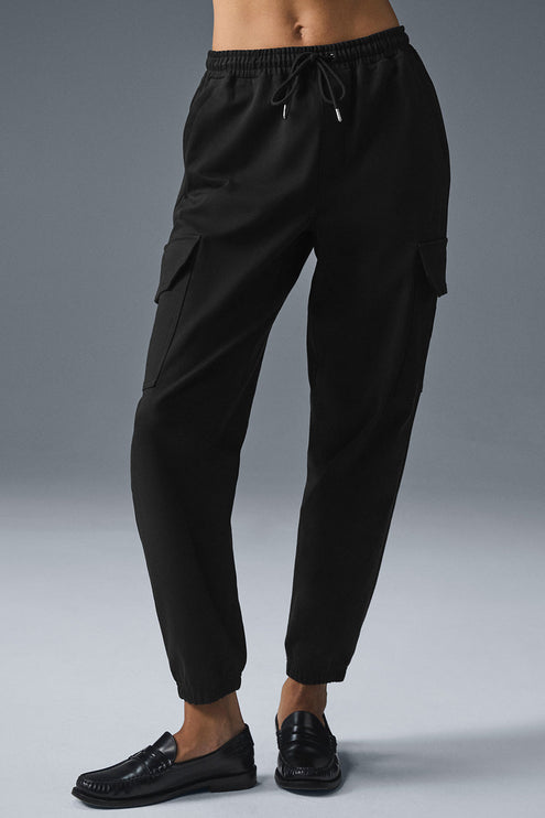 alo Women's Edition Sueded Jogger - Black