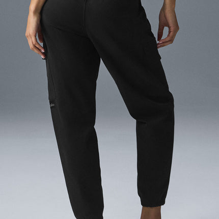 alo Women's Edition Sueded Jogger - Black