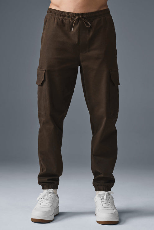 alo Men's Edition Sueded Jogger - Espresso