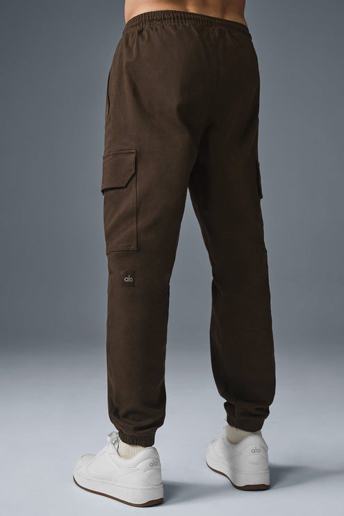 alo Men's Edition Sueded Jogger - Espresso