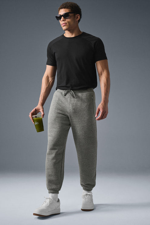 alo Men's Triumph Restore Sweatpant - Grey Triblend