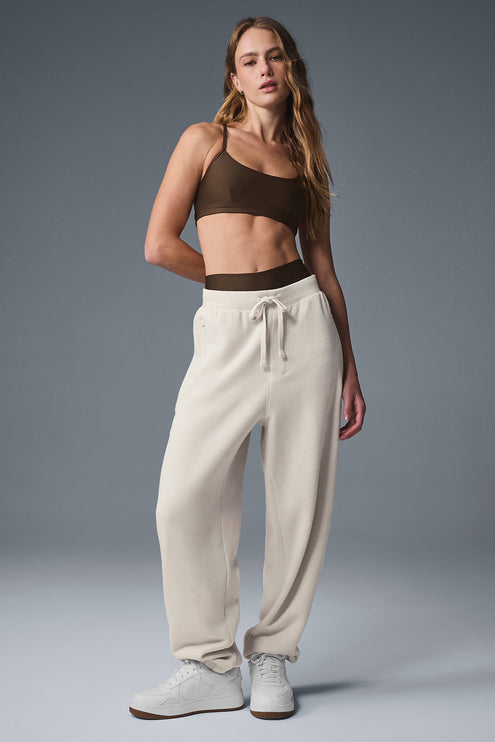 alo Women's Triumph Restore Sweatpant - Bone