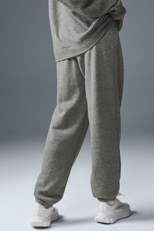 alo Women's Triumph Restore Sweatpant - Grey Triblend