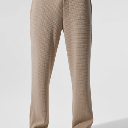 alo Men's Elevate Waffle Straight Leg Pant - Gravel