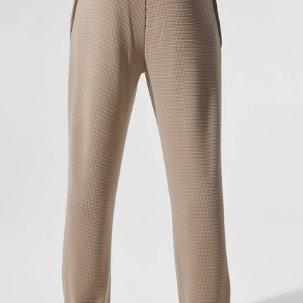 alo Men's Elevate Waffle Straight Leg Pant - Gravel