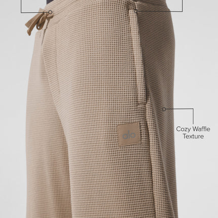 alo Men's Elevate Waffle Straight Leg Pant - Gravel