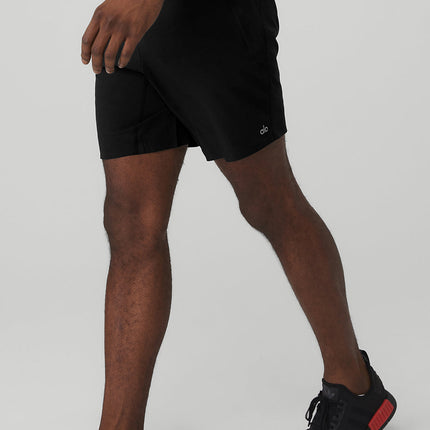 alo Men's 7” Advance 2-In-1 Short - Black