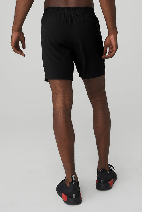 alo Men's 7” Advance 2-In-1 Short - Black