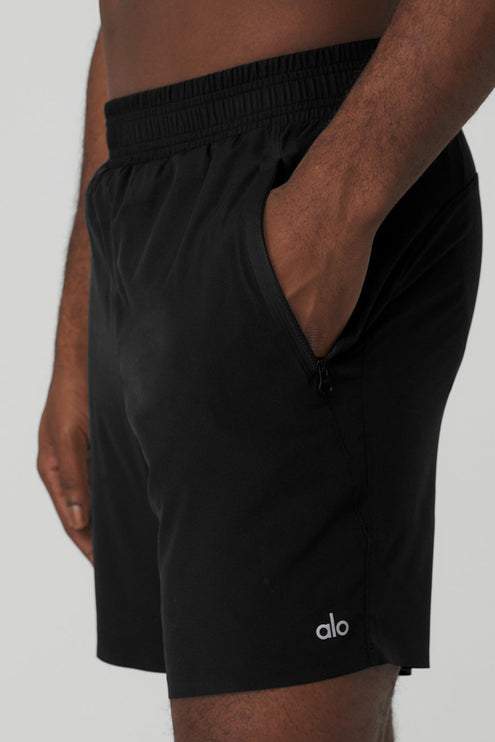 alo Men's 7” Advance 2-In-1 Short - Black