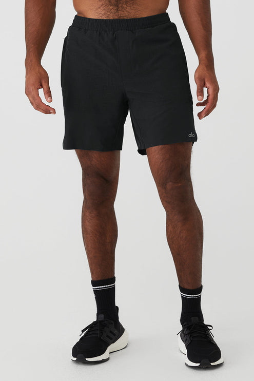 alo Men's 7" Traction Short - Black