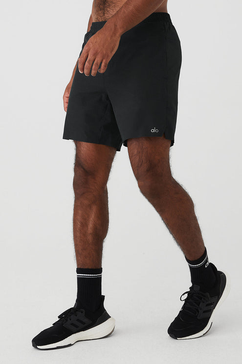 alo Men's 7" Traction Short - Black