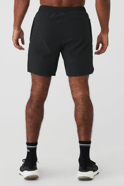 alo Men's 7" Traction Short - Black