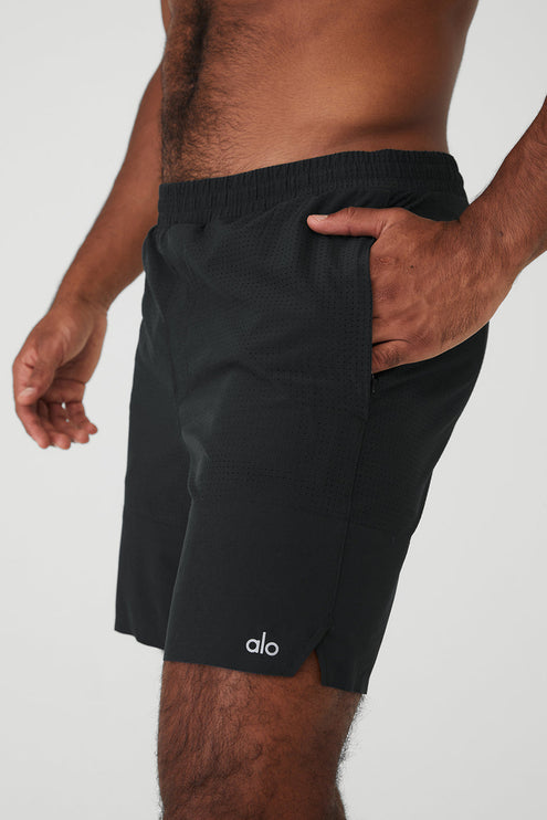 alo Men's 7" Traction Short - Black