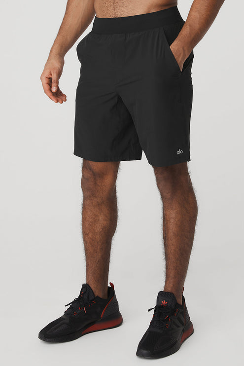alo Men's 9" Repetition Short - Black