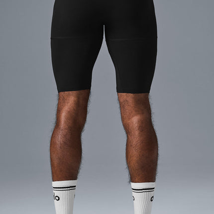 alo Men's 9" Flight Compression Short - Black