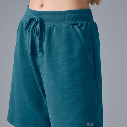 alo Women's Chill Short - Oceanic Teal