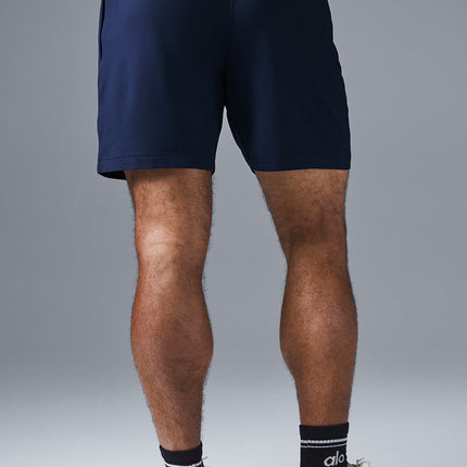 alo Men's 7" Conquer React Performance Short - Navy