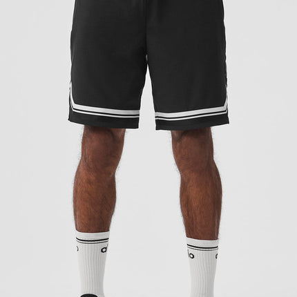 alo Men's 9" Traction Arena Short - Black