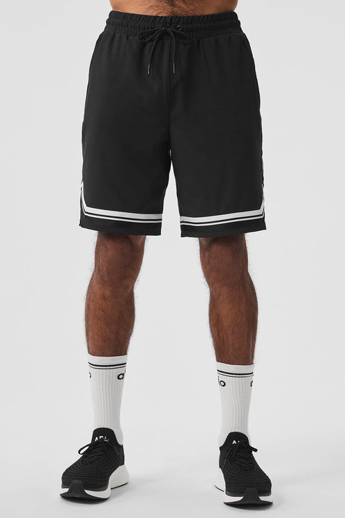 alo Men's 9" Traction Arena Short - Black