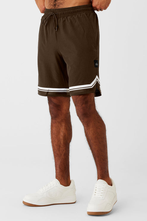 alo Men's 9" Traction Arena Short - Espresso