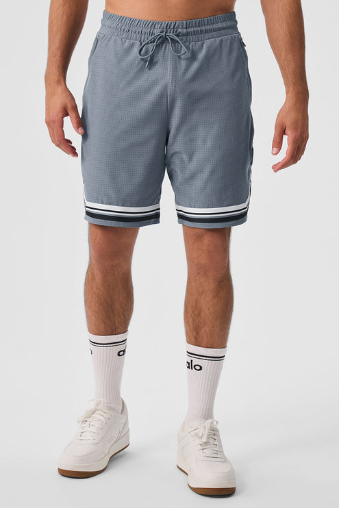 alo Men's 9" Traction Arena Short - Steel Grey