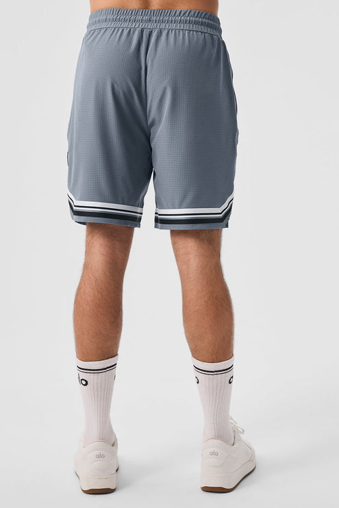 alo Men's 9" Traction Arena Short - Steel Grey