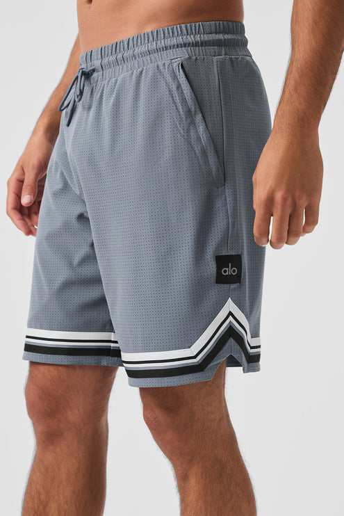 alo Men's 9" Traction Arena Short - Steel Grey