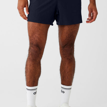 alo Men's 5" Adapt Running Short - Navy