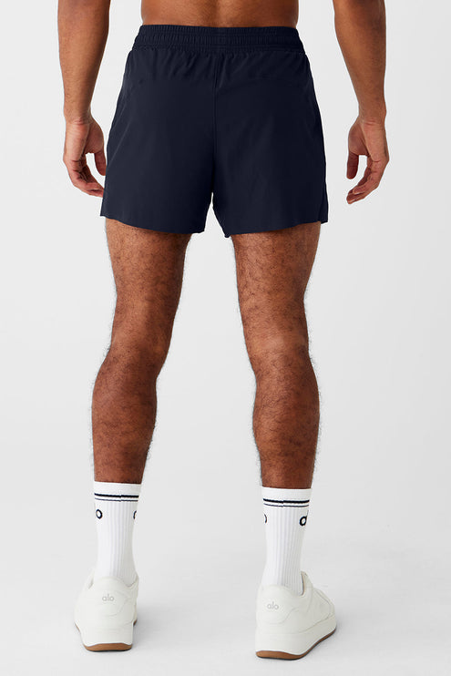 alo Men's 5" Adapt Running Short - Navy