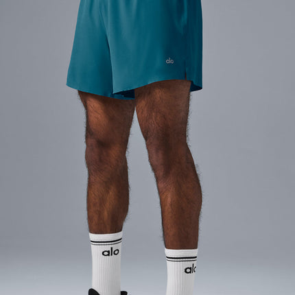 alo Men's 5" Adapt Running Short - Oceanic Teal
