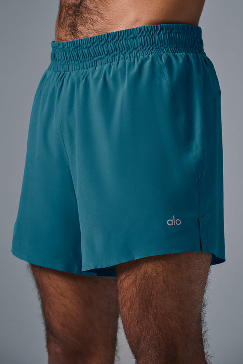 alo Men's 5" Adapt Running Short - Oceanic Teal