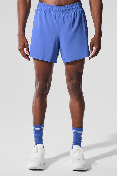 alo Men's 5" Adapt Running Short - Marathon Blue