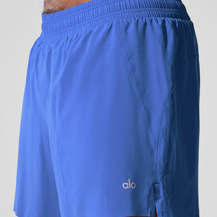 alo Men's 5" Adapt Running Short - Marathon Blue