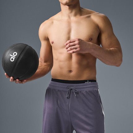 alo Men's 7" Key Mesh Basketball Short - Italian Plum