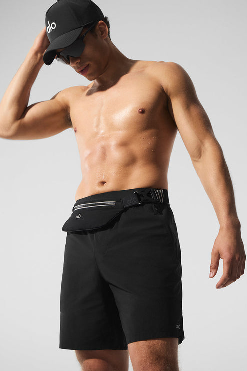 alo Men's 7" Repetition Short - Black