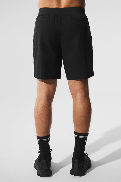 alo Men's 7" Repetition Short - Black