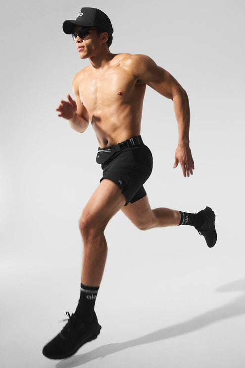 alo Men's 7" Repetition Short - Black
