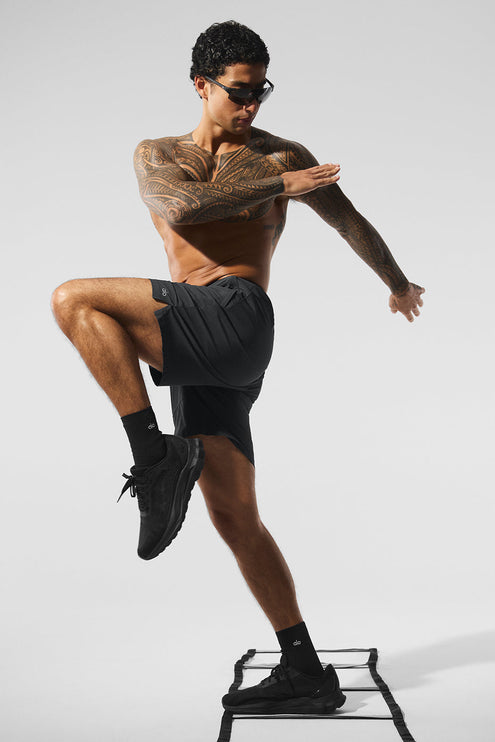 alo Men's 7" Repetition Short - Anthracite