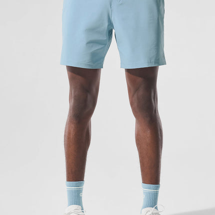alo Men's 7" Repetition Short - Celestial Blue