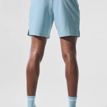 alo Men's 7" Repetition Short - Celestial Blue