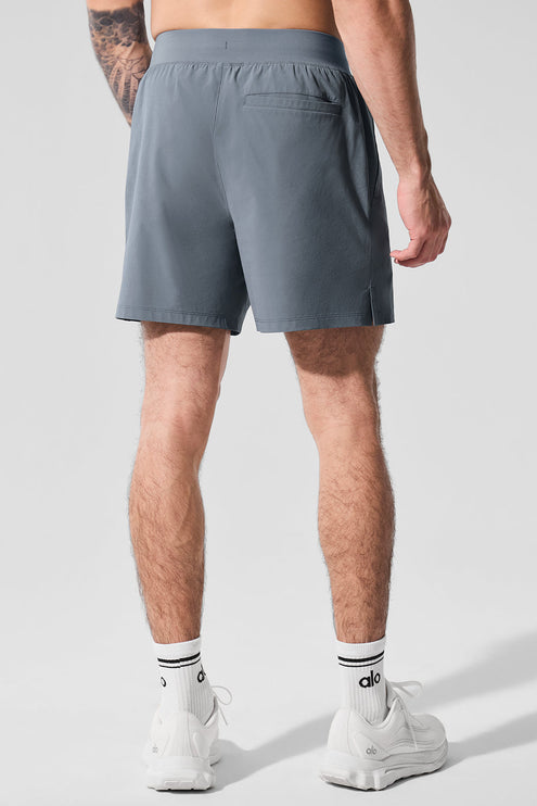 alo Men's 5" Repetition Short - Steel Grey