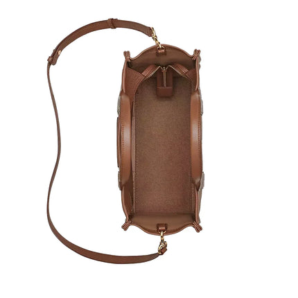 Marc Jacobs Women's The Leather Medium Tote Bag Argan Oil