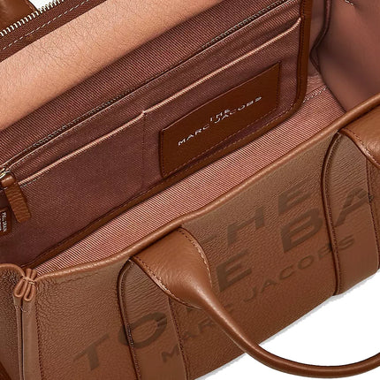 Marc Jacobs Women's The Leather Medium Tote Bag Argan Oil