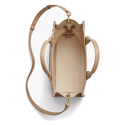 Marc Jacobs Women's The Leather Medium Tote Bag Camel