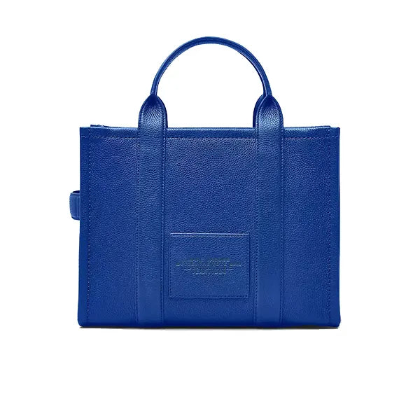 Marc Jacobs Women's The Leather Medium Tote Bag Cobalt