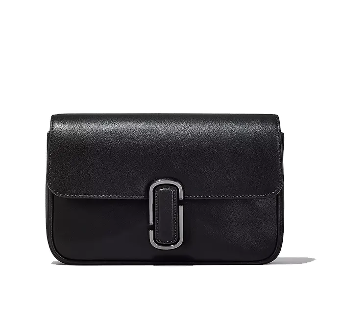 Marc Jacobs Women's The J Marc Shoulder Bag Black/Gunmetal