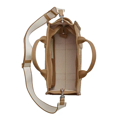 Marc Jacobs Women's The Jacquard Medium Tote Bag Camel