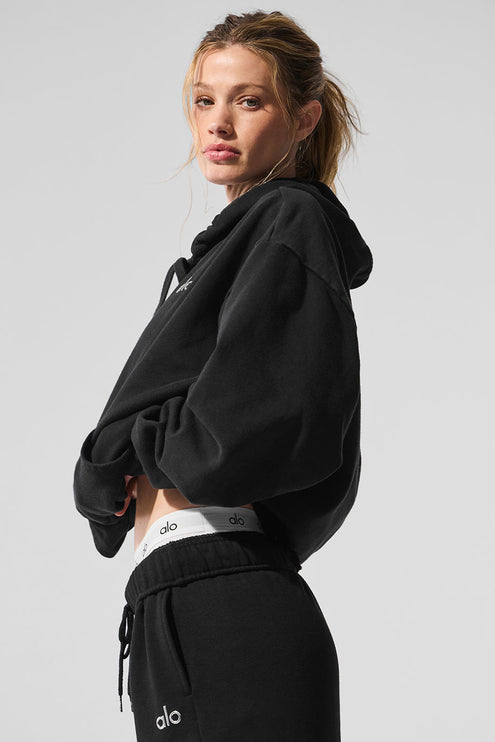 alo Women's Accolade Hoodie - Black