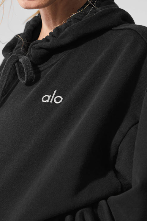alo Women's Accolade Hoodie - Black