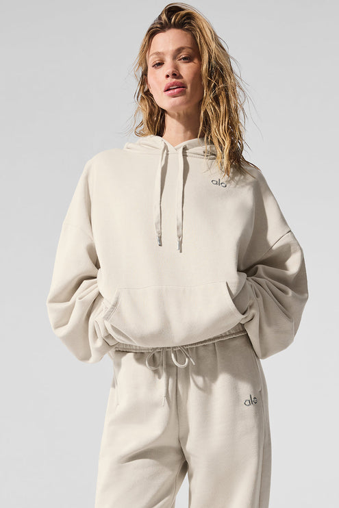 alo Women's Accolade Hoodie - Bone